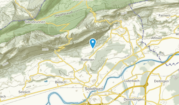 Rüttenen, Solothurn Map