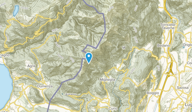 Breno, Tesino Map