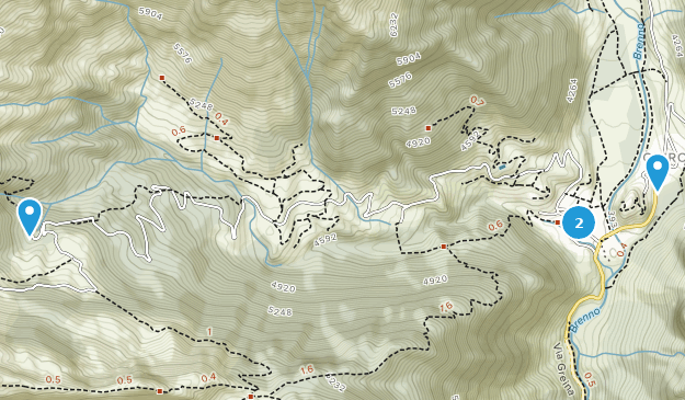 Campo, Ticino Map