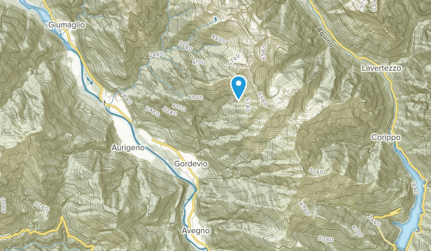 Gordevio, canton du Tessin Map