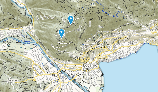 Locarno, canton du Tessin Map