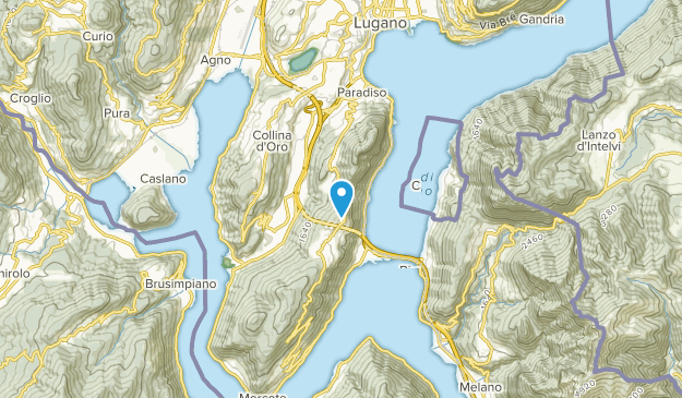 Lugano, Ticino Map