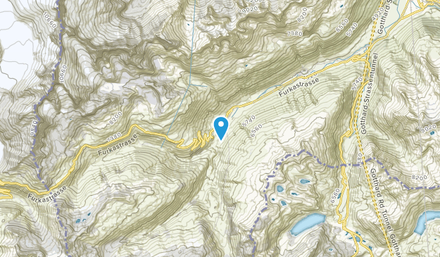 Realp, Uri Map