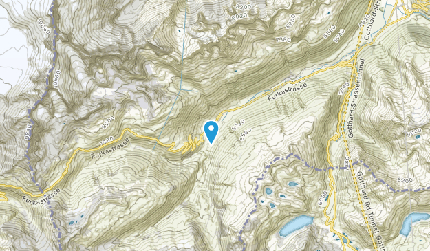 Realp, Kanton Uri Map