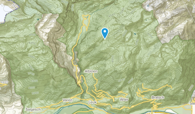 Albinen, Valais Map