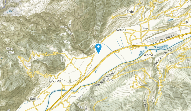 Ardon, Valais Map