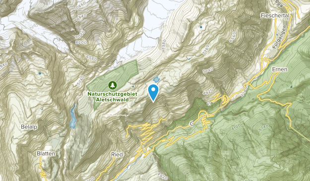 Bettmeralp, Valais Map