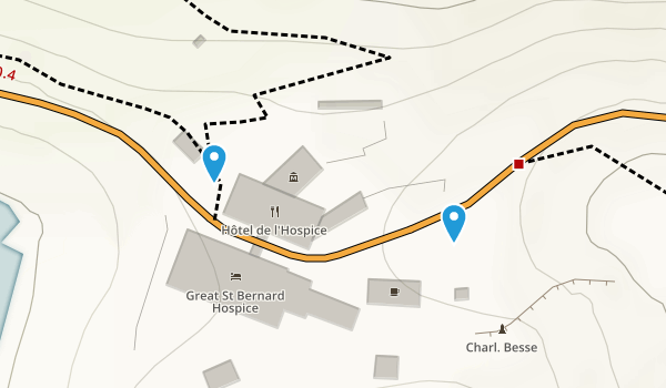 Bourg-Saint-Pierre, Valais Map
