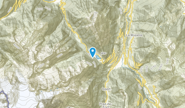 Champex-Lac, Valais Map