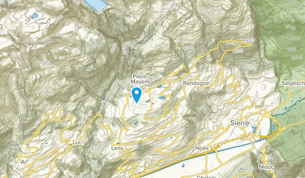 Crans-Montana, Valais Map