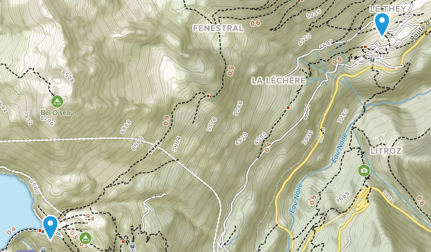 Finhaut, Valais Map
