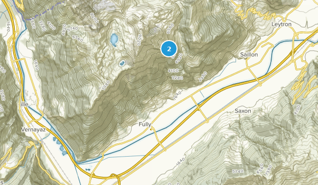 Fully, Valais Map