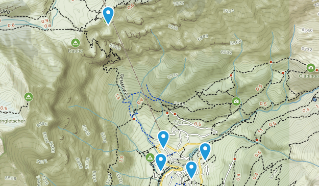 Loèche-les-Bains, Valais Map