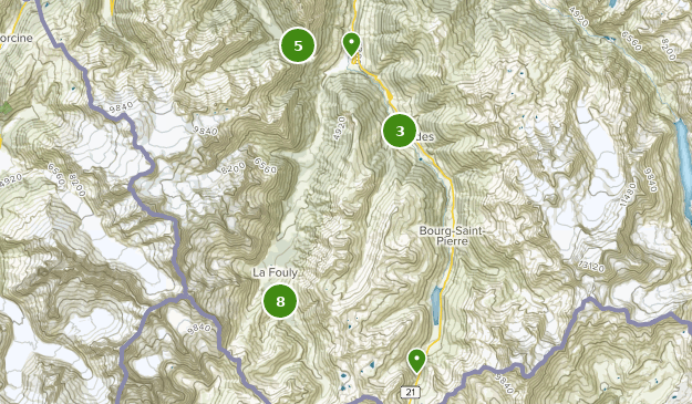 Liddes, Valais Map