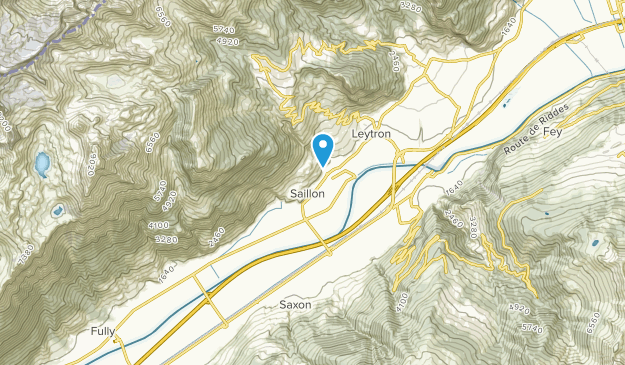 Saillon, Valais Map