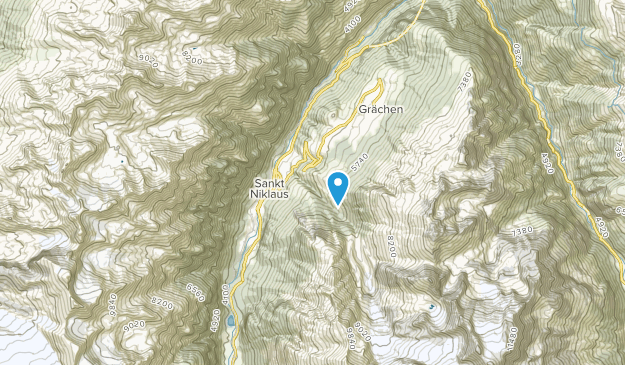 St. Niklaus, Valais Map