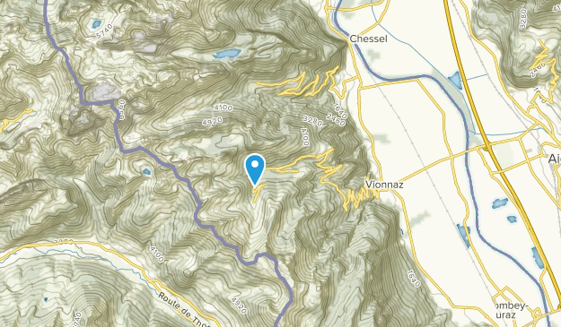 Torgon, Valais Map