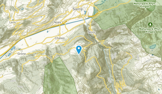 Vercorin, Valais Map