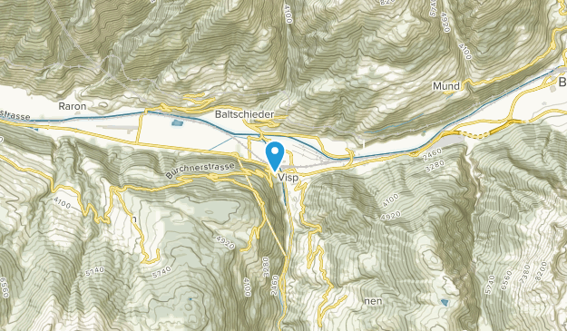 Viège, Valais Map