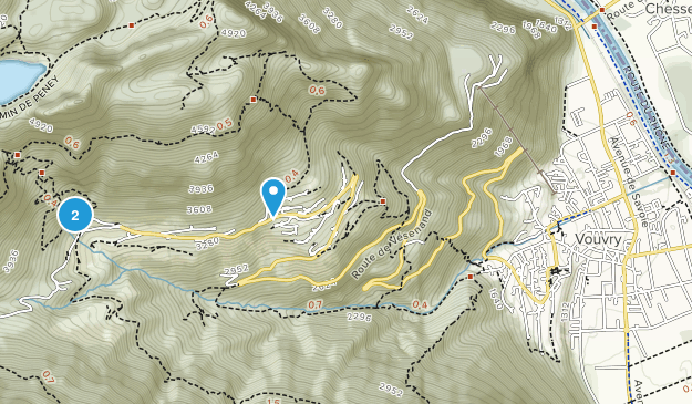 Vouvry, Valais Map