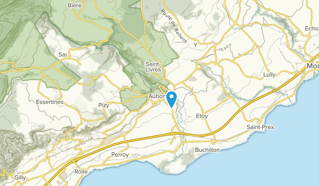 Aubonne, Vaud Map