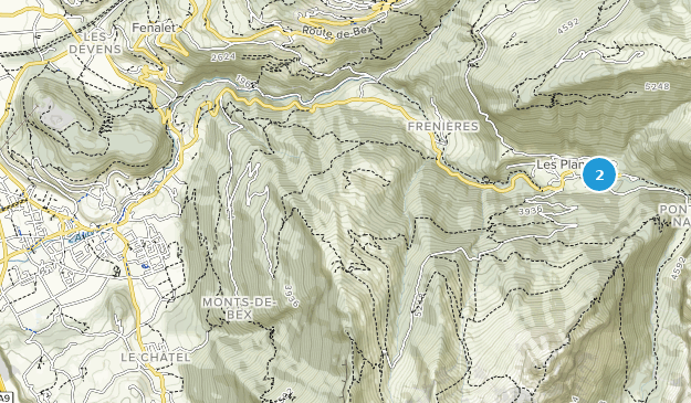 Bex, Vaud Map