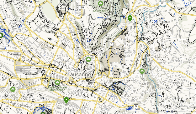 Lausanne, Vaud Map