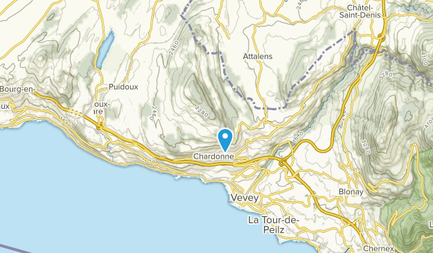 Le Mont-Pèlerin, Vaud Map