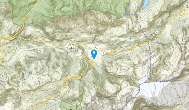 Les Diablerets, Vaud Map