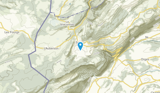 Ste-Croix, Vaud Map