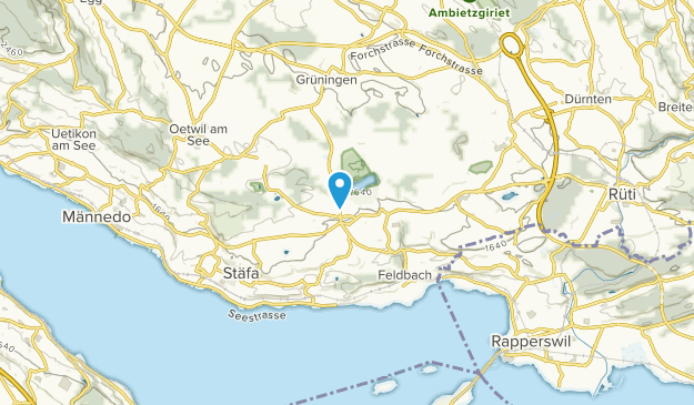 Hombrechtikon, Zürich Map