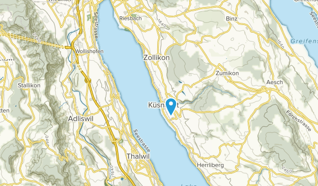 Küsnacht, Zürich Map