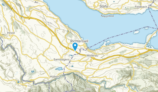Richterswil, Zürich Map
