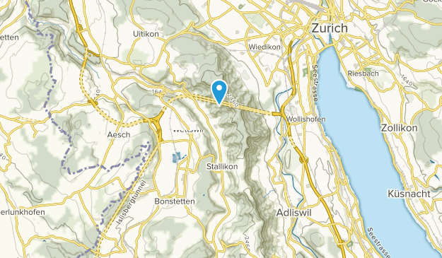Stallikon, Zürich Map