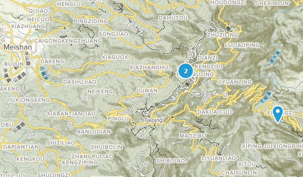 Meishan, Chiayi Map
