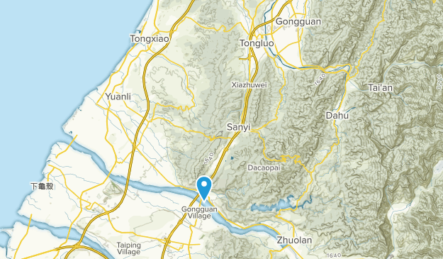 銅鑼鄉, Miaoli Map