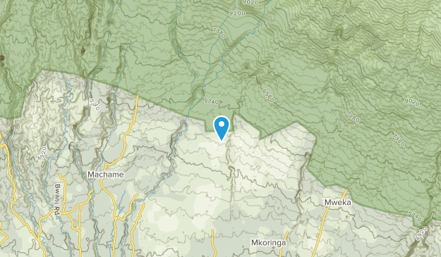 Kibosho Magharibi, Kilimanjaro Map