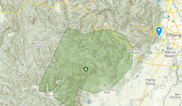 Ban Choeng Doi, Chiang Mai Map