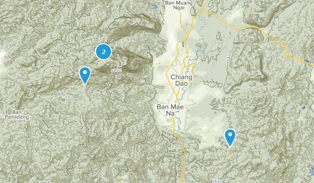 Chiang Dao, Provincia de Chiang Mai Map