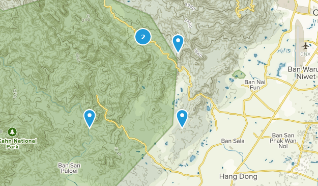 Hang Dong, Provincia de Chiang Mai Map