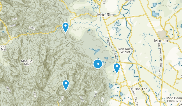 Mae Rim, Chiang Mai Map