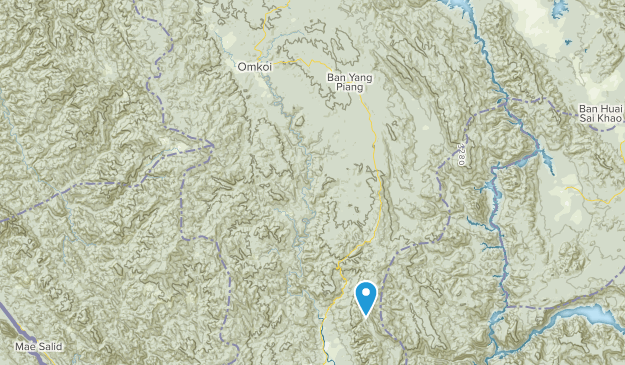 Omkoi, Chiang Mai Map