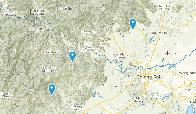 Mueang Chiang Rai, Chiang Rai Map
