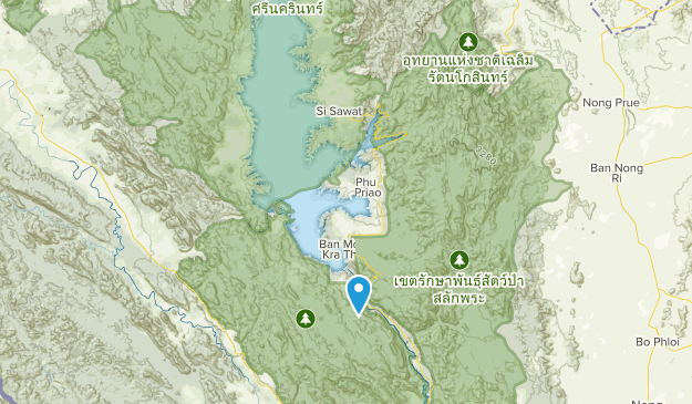 Si Sawat, Provincia de Kanchanaburi Map