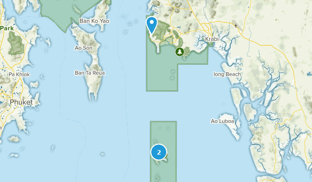 Amphoe Mueang Krabi, Krabi Map