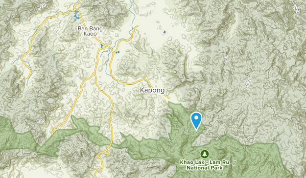 Amphoe Kapong, Phang Nga Map
