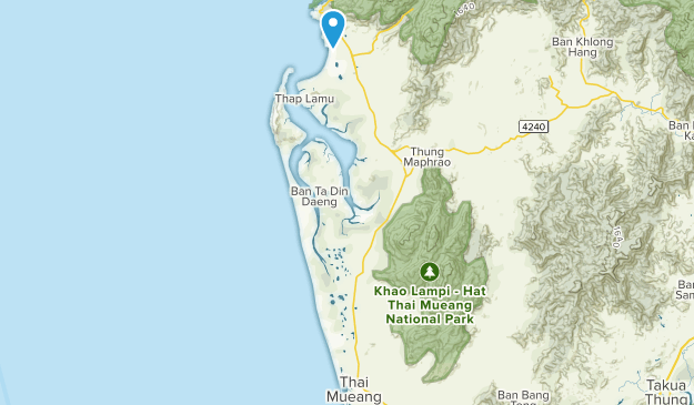 Thai Mueang, Phang Nga Map