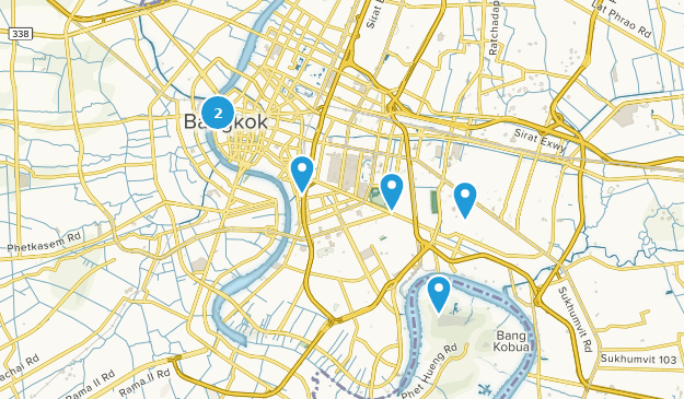 Bangkok, Provincia de Samut Prakan Map