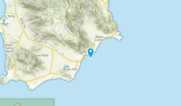 Ban Tin Tha, Surat Thani Map