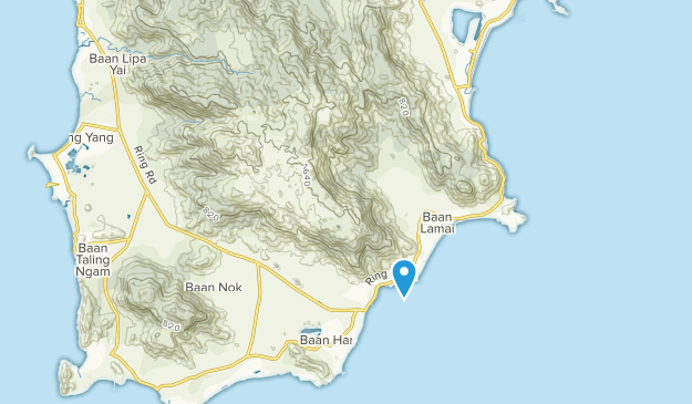 Ko Samui, Surat Thani Map
